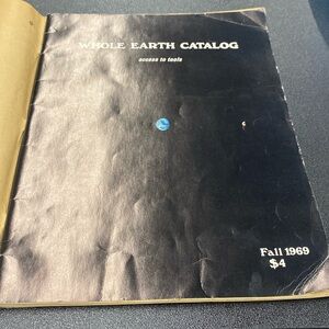RARE Whole Earth Catalog Fall 1969 With Cover